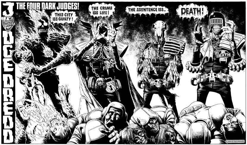 Image result for judge dredd judge death