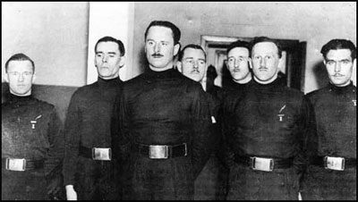 Oswald Mosley and his blackshirts