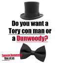 Do you want a Tory con man or a Dunwoody? Tamsin Dunwoody - one of us.